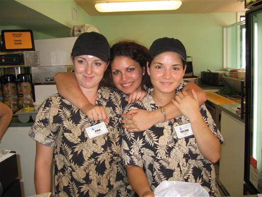 work and travel Restaurant işleri