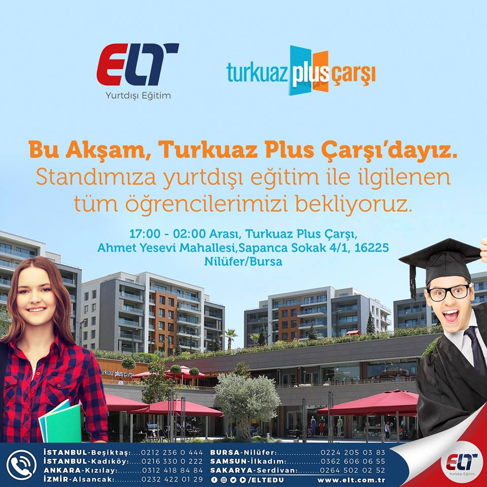 Bursa Turkuaz Plus Çarşıdayız