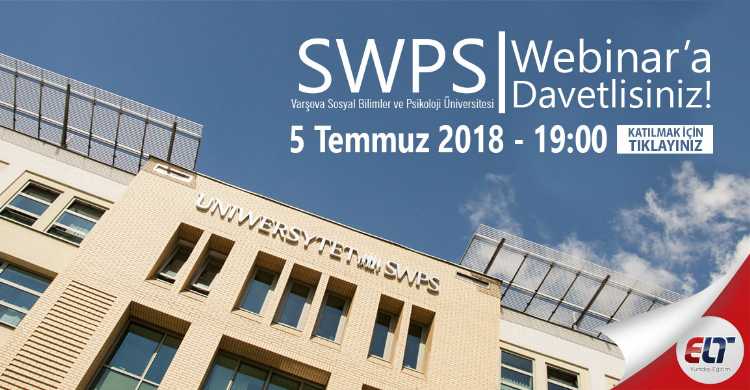 Webinar’a Davetlisiniz: Varşova Sosyal Bilimler Üniversitesi