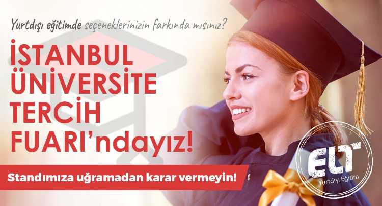 İstanbul Üniversite Tercih Fuarı’ndayız!