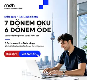 MDH’de İngilizce Yazılım Lisansı: 7 Dönem Oku, 6 Dönem Öde