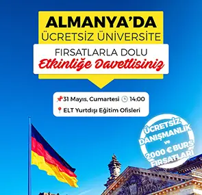 Almanya’da Ücretsiz Üniversite Fırsatları | Etkinliğe Davetlisiniz
