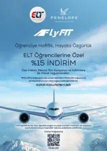 ELT – Penelope İş Birliği: Öğrencilerimize Özel %15 İndirim ve Ücretsiz Vakumlama Hizmeti