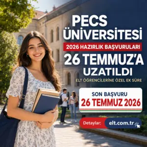 Pecs Üniversitesi 2026 Hazırlık Başvuruları
