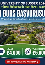 University of Sussex 2026 Bursu