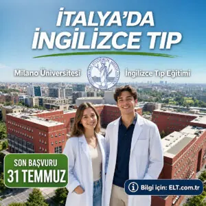Milano Üniversitesi İngilizce Tıp Başvurusu