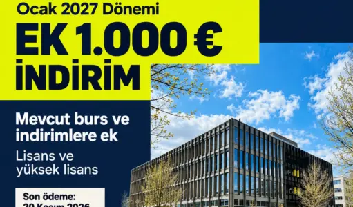 GISMA’dan Ocak 2027 Başvurularına Ek 1.000 € İndirim