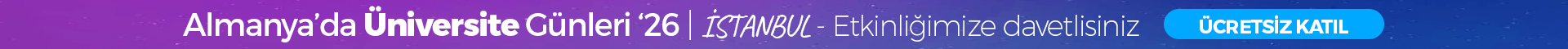 Almanya'da Üniversite Günleri Etkinliğimize Davetlisiniz