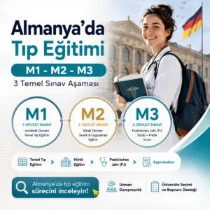 Almanya’da Tıp Eğitimi: M1, M2 ve M3 Sınav Aşamaları