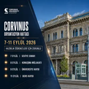 Corvinus Hazırlık Öğrencileri Oryantasyon Haftası 7 Eylül’de Başlıyor