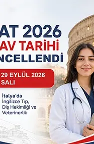 IMAT 2026 Sınav Tarihi: 29 Eylül 2026 Salı
