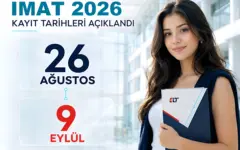 IMAT 2026 Kayıt Tarihleri