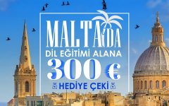 Malta’da Dil Eğitimi Alan Tüm Öğrencilere 300€ Hediye Çeki! 💰