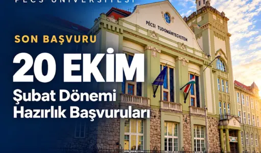 Pecs Üniversitesi Şubat Dönemi Hazırlık Başvurularında Son Gün: 20 Ekim