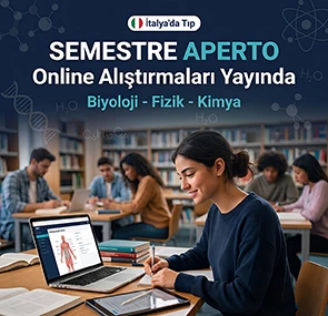İtalya’da Tıp: Semestre Aperto için İlk Online Alıştırmalar Yayında