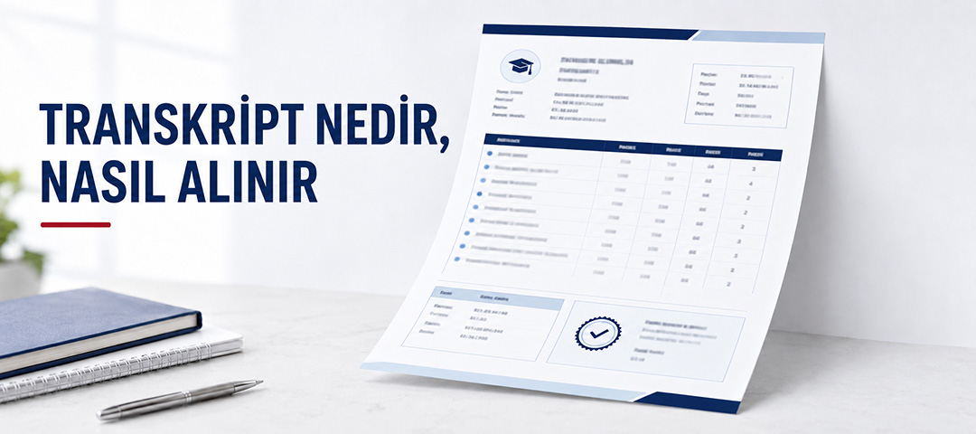 Transkript nedir, nasıl alınır?