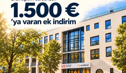 UE 2027 Başlangıcında Burslara Ek 1.500 € İndirim