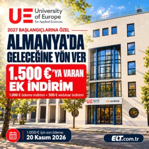 UE 2027 Başlangıcında Burslara Ek 1.500 € İndirim