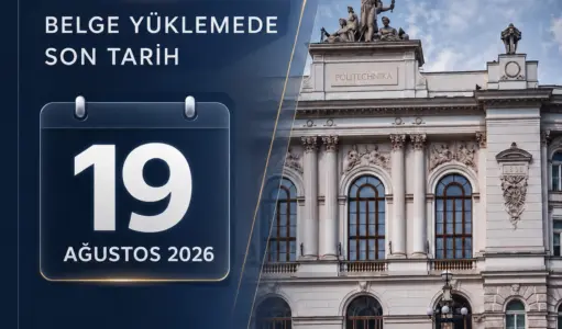 Warsaw University of Technology Belge Yükleme Son Tarihi: 19 Ağustos 2026