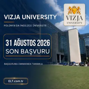 Vizja University 2026 Başvurularında Son Tarih: 31 Ağustos