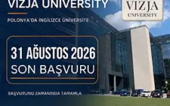Vizja University Başvuruları: Son Gün 31 Ağustos 2026